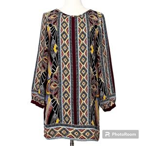 The Impeccable Pig Mixed Print Mini Dress Size Small